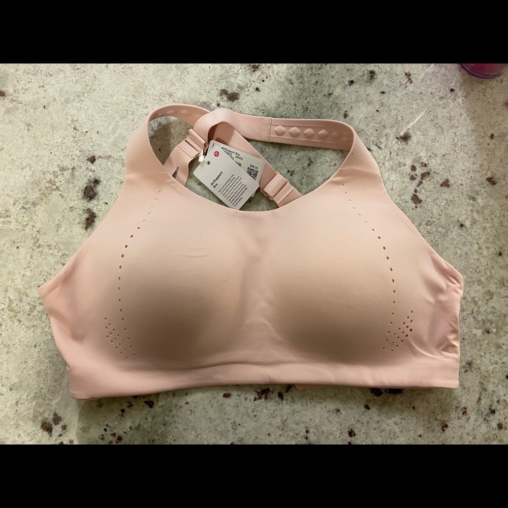 New Lululemon 34DDD Airsupport High Impact Bra Pink